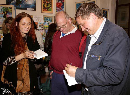 Photo album of Tarot Poems book launch event in Colored Pencil Gallery