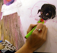 The Defense of Coloured Pencils for the benefit of Helping Paws