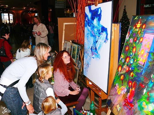 Drawing event in Chodov Shopping Center